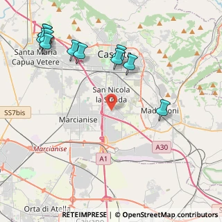 Mappa Via A. Manzoni, 81020 San Nicola La Strada CE, Italia (5.71)