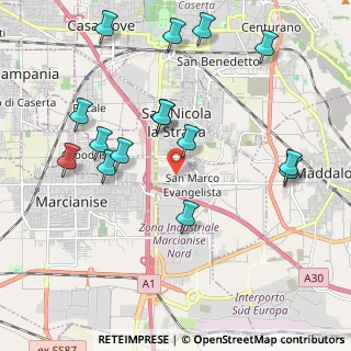 Mappa Via R. Luxembourg, 81020 San Nicola La Strada CE, Italia (2.39333)