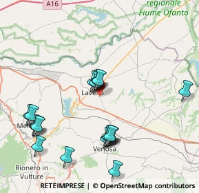 Mappa Via Raimondo da Lavello, 85024 Lavello PZ, Italia (8.99)