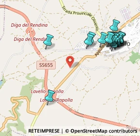 Mappa SS93 Km 56, 85024 Lavello PZ, Italia (1.298)