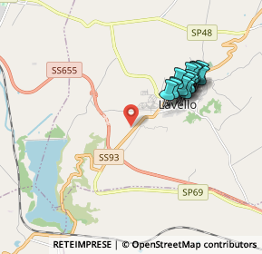 Mappa SS93 Km 56, 85024 Lavello PZ, Italia (1.84)