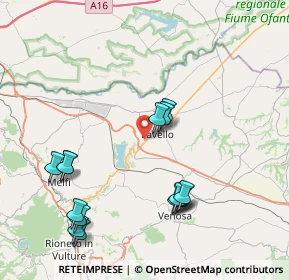 Mappa SS93 Km 56, 85024 Lavello PZ, Italia (9.45133)