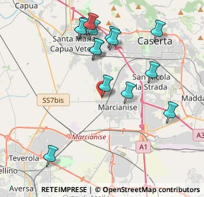 Mappa Via Vittorio Bachelet, 81025 Marcianise CE, Italia (4.28143)