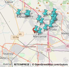 Mappa Via Vittorio Bachelet, 81025 Marcianise CE, Italia (3.95563)