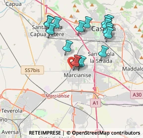 Mappa Via Marte, 81025 Marcianise CE, Italia (3.99412)