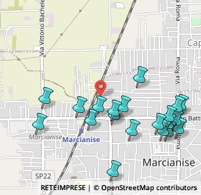 Mappa Via Marte, 81025 Marcianise CE, Italia (0.608)