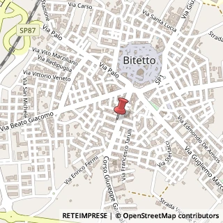Mappa Corso Giuseppe Garibaldi, 44, 70020 Bitetto, Bari (Puglia)