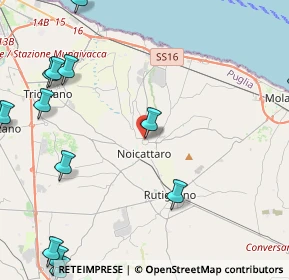 Mappa Via I Maggio, 70016 Noicattaro BA, Italia (6.94)