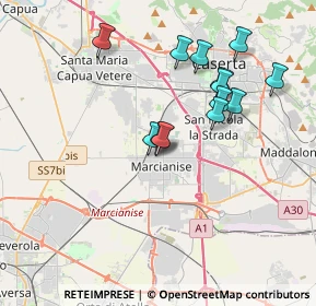 Mappa Via de Paolis Manfredo, 81025 Marcianise CE, Italia (3.64231)