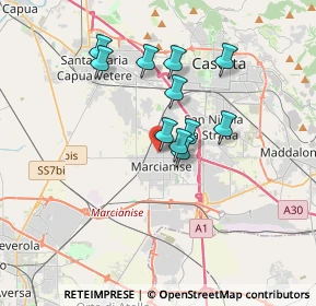 Mappa Via de Paolis Manfredo, 81025 Marcianise CE, Italia (2.99)