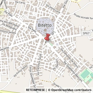 Mappa Piazza Umberto I, 31, 70020 Bitetto, Bari (Puglia)