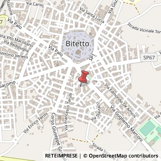 Mappa Via San Giovanni Bosco, 10, 70020 Bitetto, Bari (Puglia)