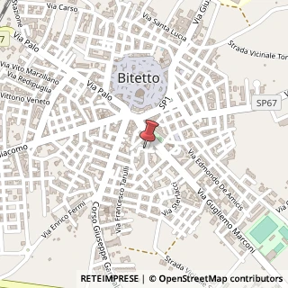 Mappa Vicolo Monte,  2, 70025 Bitetto, Bari (Puglia)