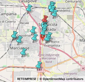 Mappa SS87 km 22.200, 81020 San Nicola La Strada CE, Italia (1.9485)