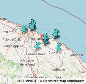 Mappa Via Lenoci, 70016 Noicattaro BA, Italia (10.02222)