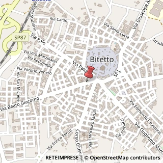 Mappa Via Beato Giacomo, 6, 70020 Bitetto, Bari (Puglia)