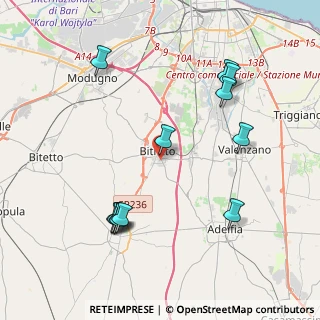 Mappa Via Nicola Fumarola, 70020 Bitritto BA, Italia (4.74083)