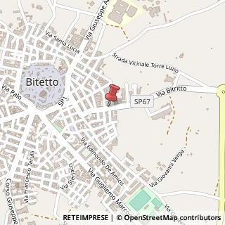 Mappa Via Bitritto, 57, 70020 Bitetto, Bari (Puglia)