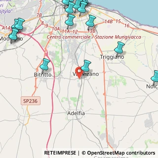 Mappa Via Martiri di Nassirya, 70010 Valenzano BA, Italia (7.22)