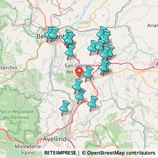 Mappa Via Seggio, 83030 Montefusco AV, Italia (7.327)