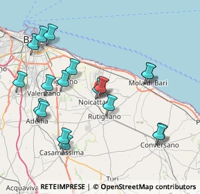 Mappa Via Operatori della Solidarietà, 70016 Noicattaro BA, Italia (9.13667)