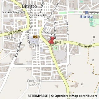 Mappa Via XXIV Maggio, 2, 70020 Bitritto, Bari (Puglia)