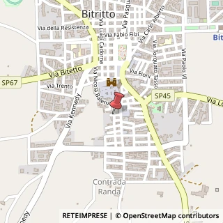 Mappa Via giovanni balenzano 12, 70020 Bitritto, Bari (Puglia)