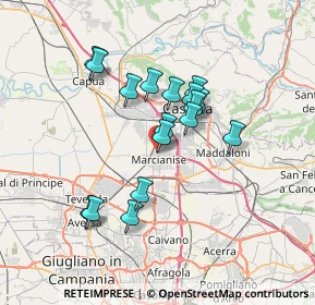 Mappa Via Nicola Gaglione, 81025 Marcianise CE, Italia (6.24118)