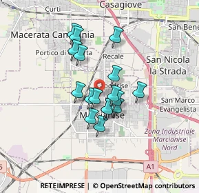 Mappa Via Nicola Gaglione, 81025 Marcianise CE, Italia (1.34)