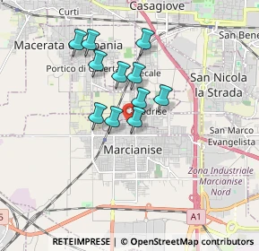 Mappa Via Nicola Gaglione, 81025 Marcianise CE, Italia (1.40364)