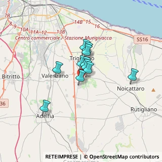 Mappa Via Montesano, 70010 Zona Industriale BA, Italia (2.42636)