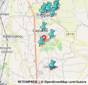 Mappa Via Montesano, 70010 Zona Industriale BA, Italia (2.38846)
