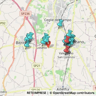 Mappa Via Vigna Nuova, 70129 Bari BA, Italia (1.7325)