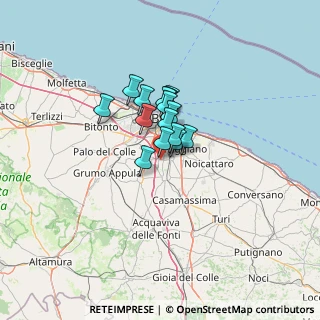 Mappa Via Vigna Nuova, 70129 Bari BA, Italia (7.62267)