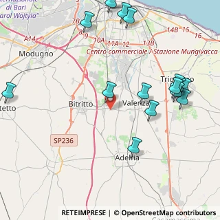 Mappa Via Vigna Nuova, 70129 Bari BA, Italia (5.48667)