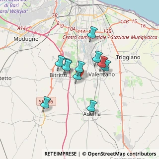 Mappa Via Vigna Nuova, 70129 Bari BA, Italia (2.70909)