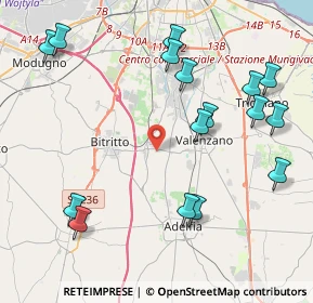 Mappa Via Vigna Nuova, 70129 Bari BA, Italia (5.20875)