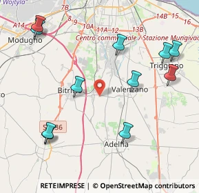 Mappa Via Vigna Nuova, 70129 Bari BA, Italia (5.25364)