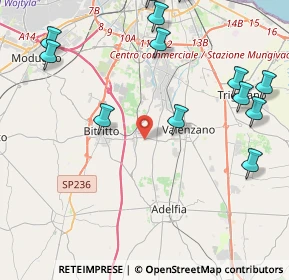 Mappa Via Vigna Nuova, 70129 Bari BA, Italia (6.24333)
