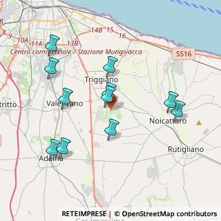 Mappa Via Vicinale Pezza del Manco, 70010 Capurso BA, Italia (4.17)
