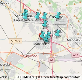 Mappa Via Alessandro Volta, 81025 Marcianise CE, Italia (2.90182)