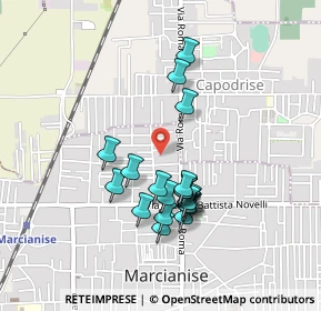 Mappa Via Alessandro Volta, 81025 Marcianise CE, Italia (0.4205)