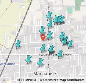Mappa Via Luigi Iovine, 81025 Marcianise CE, Italia (0.459)