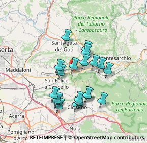 Mappa Rione Monsignor Ilario Roatta, 82011 Forchia BN, Italia (6.523)