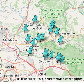 Mappa Rione Monsignor Ilario Roatta, 82011 Forchia BN, Italia (6.63778)