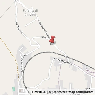 Mappa Via Savinelli,  5, 81023 Cervino, Caserta (Campania)