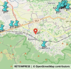 Mappa Via Luciano Vaccariello, 83017 Rotondi AV, Italia (3.84538)