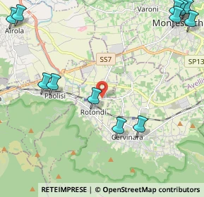 Mappa Via Luciano Vaccariello, 83017 Rotondi AV, Italia (3.34917)
