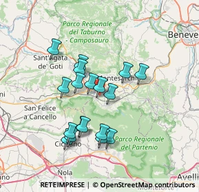 Mappa Via Luciano Vaccariello, 83017 Rotondi AV, Italia (6.57944)