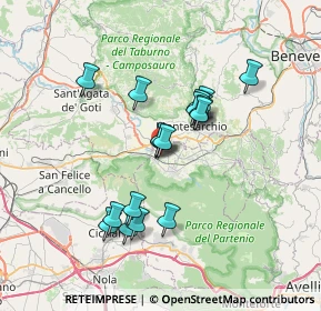 Mappa Via Luciano Vaccariello, 83017 Rotondi AV, Italia (6.25056)